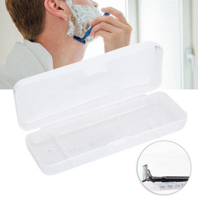 

Greensen Portable Travel Shaver Plastic Transparent Storage Box Carry Box Case