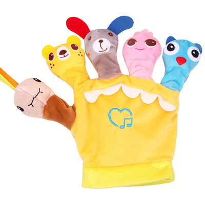 

Tailored Cute Cartoon Animal Doll Kids Glove Hand Puppet Soft Plush Toys