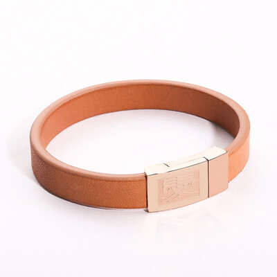 

Design Jean DIJUE Love word leather bracelet male 180MM female 163MM 13910