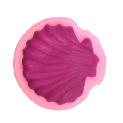 

Pink Cookie Cutter Food Grade Silicone DIY Conch Shape Baking Tool Fondant Cake Molds Mould