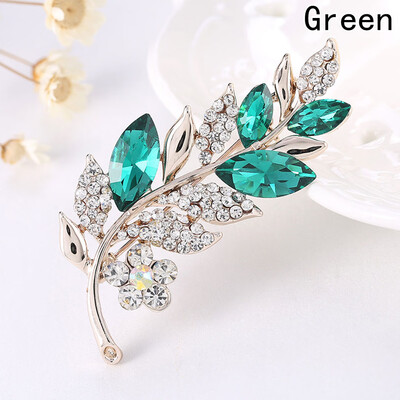 

Jewelry Plants Leaf Brooch Pins Design Women For Large Collar Brooch Brooch Pins Pins Exquisite Beauty Leaves Brooches