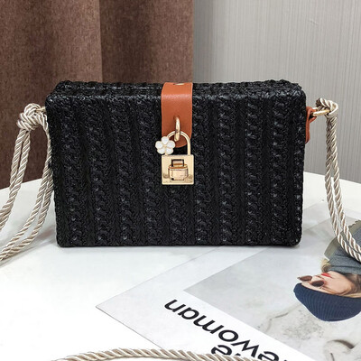 

Tailored Women Fashion Wild Bag Crossbody Messenger Shoulder Bag Beach Weaving Bag