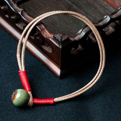 

Fashion Hand Weave Ceramic Bracelet National Wind Jewelry Hand Made