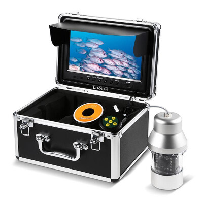 

Lixada Professional Underwater Fishing Video Camera Fish Finder 9 Inch Large Color Screen Waterproof 18 LEDs 360 Degree Rotating C