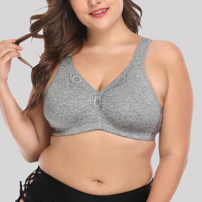 

Womens Lace Wire Free Push Up Cross Back Buckle Seamless Bra Underwear Tops