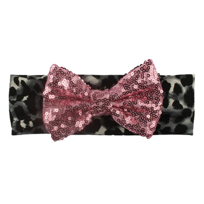 

SUNSIOM Toddler Girls Kid Baby Nylon Bow Hairband Headband Stretch Turban Knot Head Wrap