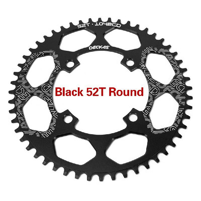 

Bike Narrow Wide Chain Ring 104 BCD Crankset Single Chainring Bike Round Chain Rings 40T 44T 46T 48T 50T 52T