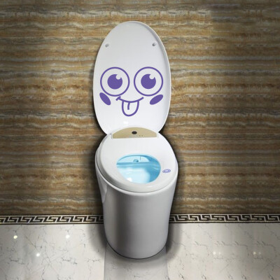 

〖Follure〗Lovely Smiling Face Free Decoration Fashion Bedroom Home Toilet Toilet Stickers