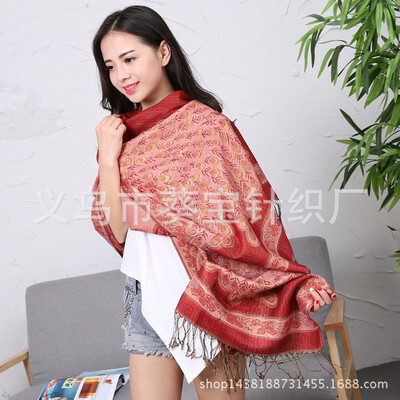 

Autumn&winter new national wind scarf ladies summer air conditioning shawl gold silk peacock bohemian scarf shawl