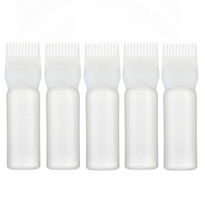 

Gobestart 5PCS Hair Dye Bottle Applicator Brush Dispensing Salon Hair Coloring Dyeing
