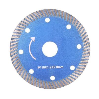 

1101220mm Diamond Cutting Disc Saw Bit Continuous Turbo Diamond Blade with 8 Cooling Holes 20mm Inner Diameter Microlite Incisi