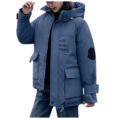 

Toponeto Women Outerwear Faux FurHooded Button Coat Long Solid Jackets Pocket Coats