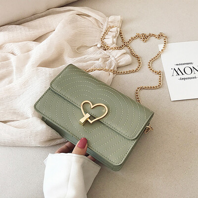 

Female bag 2019 new fashion chain bag summer small fresh air Messenger bag net red wild ins shoulder bag