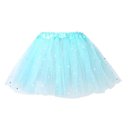 

Spring Fashion Children Girls Clothing Round Dot Sequins Dance Tutu Skirt