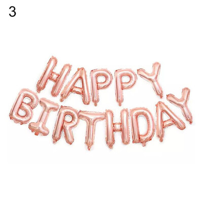 

Happy Birthday Letter Alphabet Air Balloon Kids Toy Wedding Party Decoration
