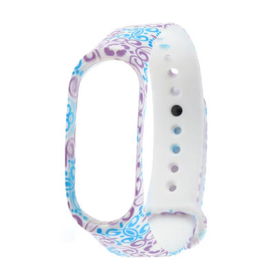 

Silicone Multicolor Printed Watch Band Bracelet Strap for Xiaomi Mi Band 3