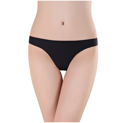 

Toponeto Women Pantie Lce Silk Pure Cotton Base Cloth Sexy T-pants Underpants Underwear