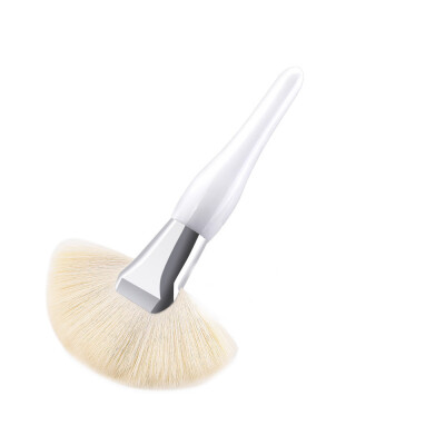 

Toponeto Professional Woman Makeup Tool Scalloped Brush Soft Synthetic Hair Loose Powder