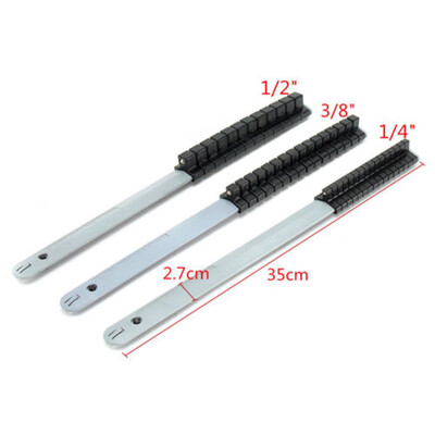 

3PCS Set 14 38 12 Inch Socket Tray Rail Rack Holder Shelf Storage Organizer