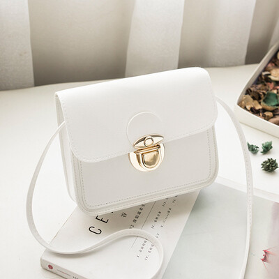 

Winter Korean version of the new female bag lock small square bag shoulder Messenger bag ladies bag