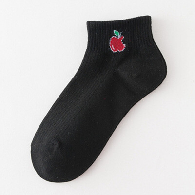 

Cute Fruit Pattern Cotton Hosiery Socks Fashion Art Painting Knitted Sport Skateboard Socks Funny Harajuku Socks Women Happy Socks