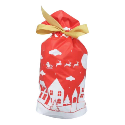 

50 PCS Christmas Candy Bags Pocket Sweet Candy Biscuit Christmas Gift Bag Santa Gift Bag Decorations