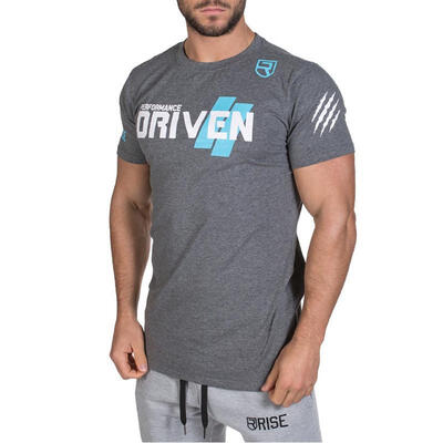 

Men Short Sleeve Cotton T-shirt Man Slim Printed T Shirt Male Gyms Fitness Bodybuilding Workout Brand Tees Tops Apparel