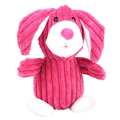 

Cartoon Animal Shape Pets Plush Toys Sound Corduroy Biting Puppy Chew Toys