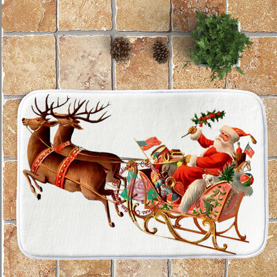 

Tailored Christmas Festival Entrance Door Bathroom Floor Mat Indoor Bath Decor