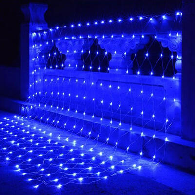 

3mx2m Outdoor Fishing Net LED Lights 200LED Waterproof Starry Sky Lights 220V Party Wedding Christmas Decoration Lights EU Plug