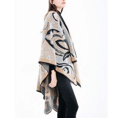 

Toponeto Fashion Women Blanket Stripe Pattern Coat Wrap Cozy Shawl