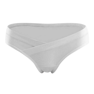 

Soft Cotton Belly Support Panties for Pregnant Women Maternity Underwear Breathable V-Shaped Low Waist Panty size  L XL XXL