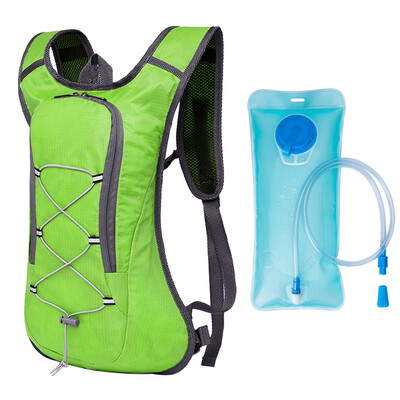 

Breathable Ultralight Bicycle Backpack Outdoor Sport Cycling Camping Hiking Running Hydration Pack Bag with with 2L Water Bladder