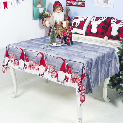 

Christmas Lace Tablecloth Room Decor Table Decor Cover Polyester Tablecloth