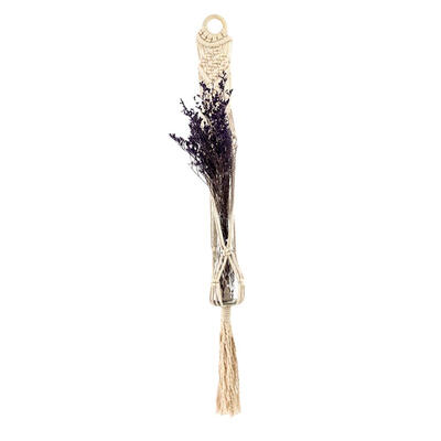 

Hand Knit Macrame Plant Hanger Flowerpot Holder Lifting Rope Hanging String
