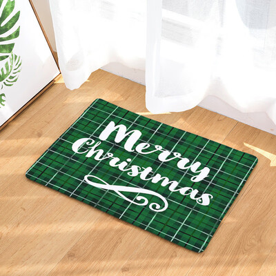 

〖Follure〗Christmas Home Non Slip Door Floor Mats Hall Rugs Kitchen Bathroom Carpet Decor