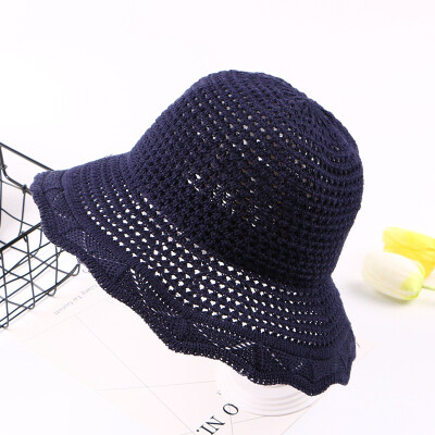 

Hat Spring Summer Korean Edition Travel Pot Cap Pure mesh fisherman hat Women foldable Beach Hat sunshade cap