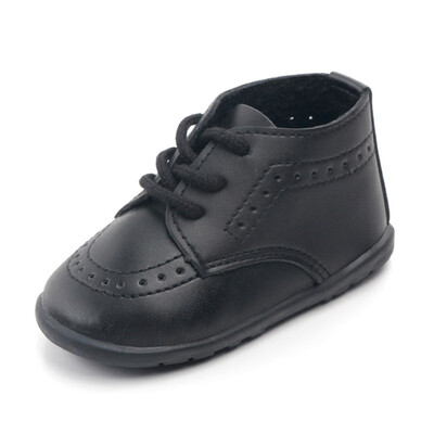 

Baby Boy Girl Breathable Solid Print Anti-Slip Shoes Casual Sneakers Walking Shoe Soft Soled First Walkers