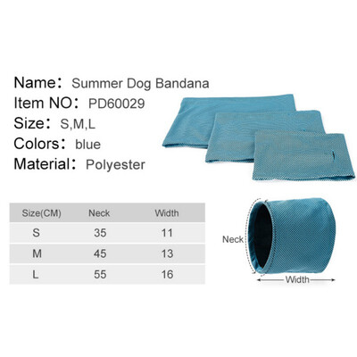 

Instant Cooling Pet Bandana Dog Scarf Cooling Collars Pet Summer Sunstroke Prevention Cooling Towel Wrap Neck For Dogs