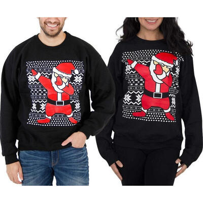 

Christmas Print Sweatshirt Warm Jumper Long Sleeve Pullover Winter Style