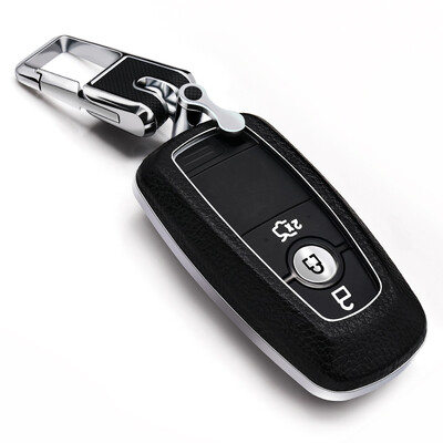 

SAIBON Ford key bag for Ford Rui car 17 new Mondeo key bag leather key set car accessories