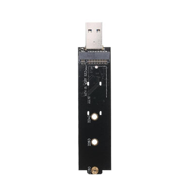 

Retractable NGFF SSD USB30 Type-A Enclosure M2 SATA SSD Gold