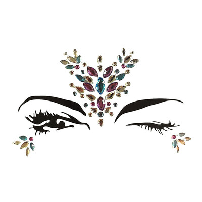 

〖Follure〗Face Gems Adhesive Glitter Jewel Tattoo Wedding Festival Rave Party Body Make Up