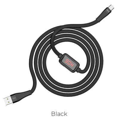 

HOCO S4 Smart Type C Cable USB C Charging Cord With LED Display Timer