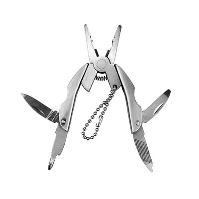 

Mini Folding Outdoor Multi-function Pliers Screwdriver Keychain Pocket Tool