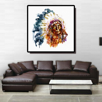 

Gobestart Abstract Indians Canvas Oil Painting Print Picture Home Wall Art Decor