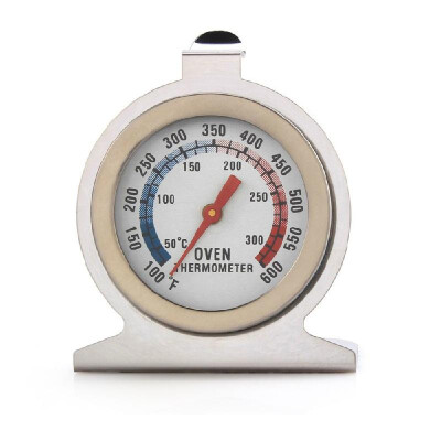 

Oven Thermometer Stainless Steel Kitchen Thermometer Grill Thermometer with Hook Instant Read for Kitchen