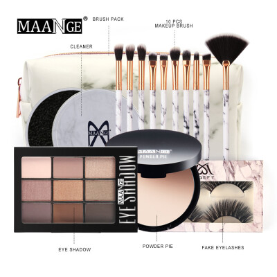 

〖Follure〗10 Pcs Makeup Brush Set Professional Face Eye Shadow Eyeliner Foundation Blush