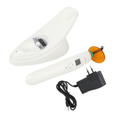 

Wireless 5W LED Light Cure Lamp 800-1700mWcm2 Curing Light for Dental Teeth Curing Machine Cordless & Rechargeable