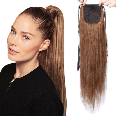 

Human Hair Ponytail Extension Wrap 20 100 Real Remy 95 Grams Long Straight Human Hair Silky Soft